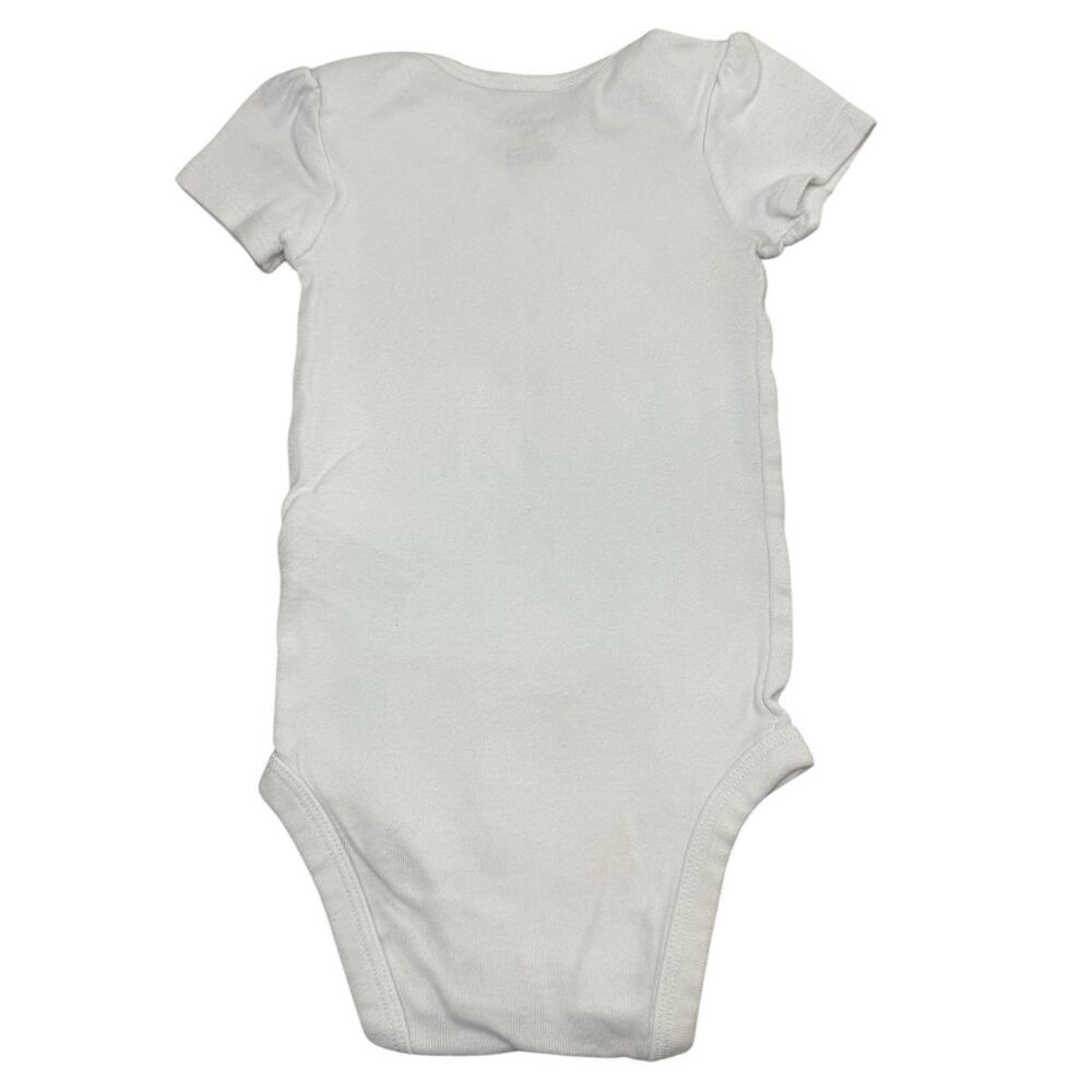 Carter's Bodysuit Bundle Baby Girl Floral Heart Yellow 9 Months - Picture 4 of 7